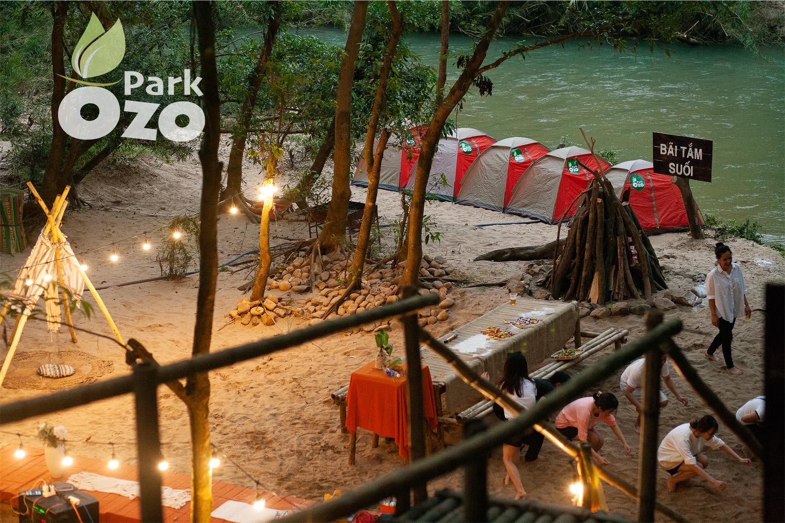 Cắm trại tại công viên Ozo